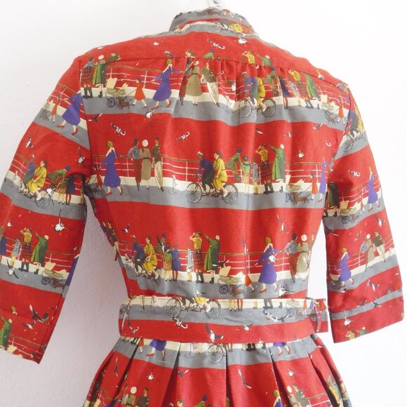 NWT Palava Red Cynthia Dress Size 8 - Picture 7 of 10